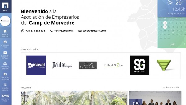 Design website customized for: ASECAM - neitmedia