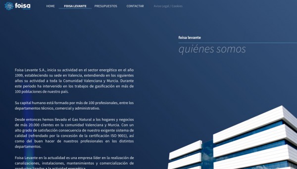 Foisa Levante. Instalación y canalización de energía. NEITMEDIA