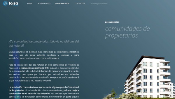 Foisa Levante. Instalación y canalización de energía. NEITMEDIA