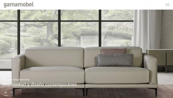 Design website customized for: Gamamobel - neitmedia