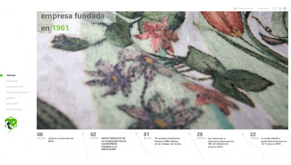 Design website customized for: Juan Boluda. Tejidos y Bordados - neitmedia